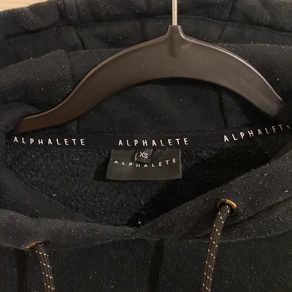 ❌SOLD❌Alphalete Proud But Never Satisfied Black Hoodie - Picture 5 of 6